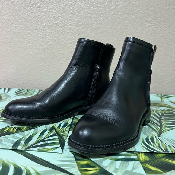 FRANCO SARTO WOMENS HIXTON BOOT - BLACK - Picture 6 of 14